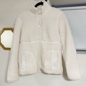 Women’s Quarter Button-Up Sherpa Sweater